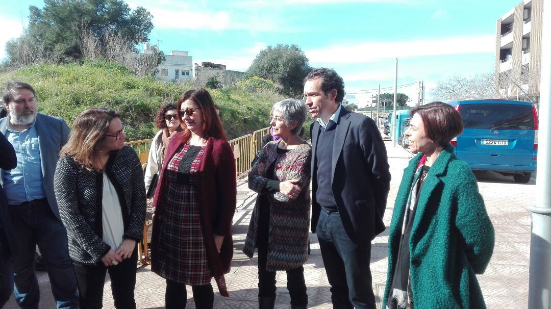 Las autoridades presentaron las dos promociones de VPO  que se ubicarán en la calle de Borja Moll.