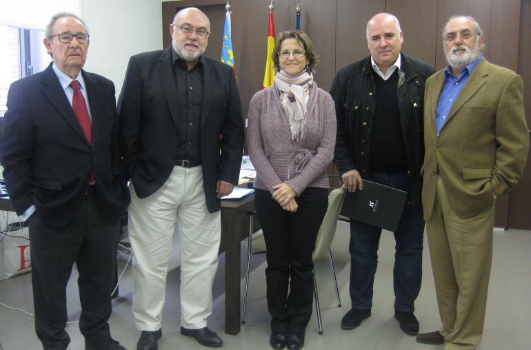 Reunión de las Denominaciones de Origen con la consellera de Agricultura, Elena Cebrián