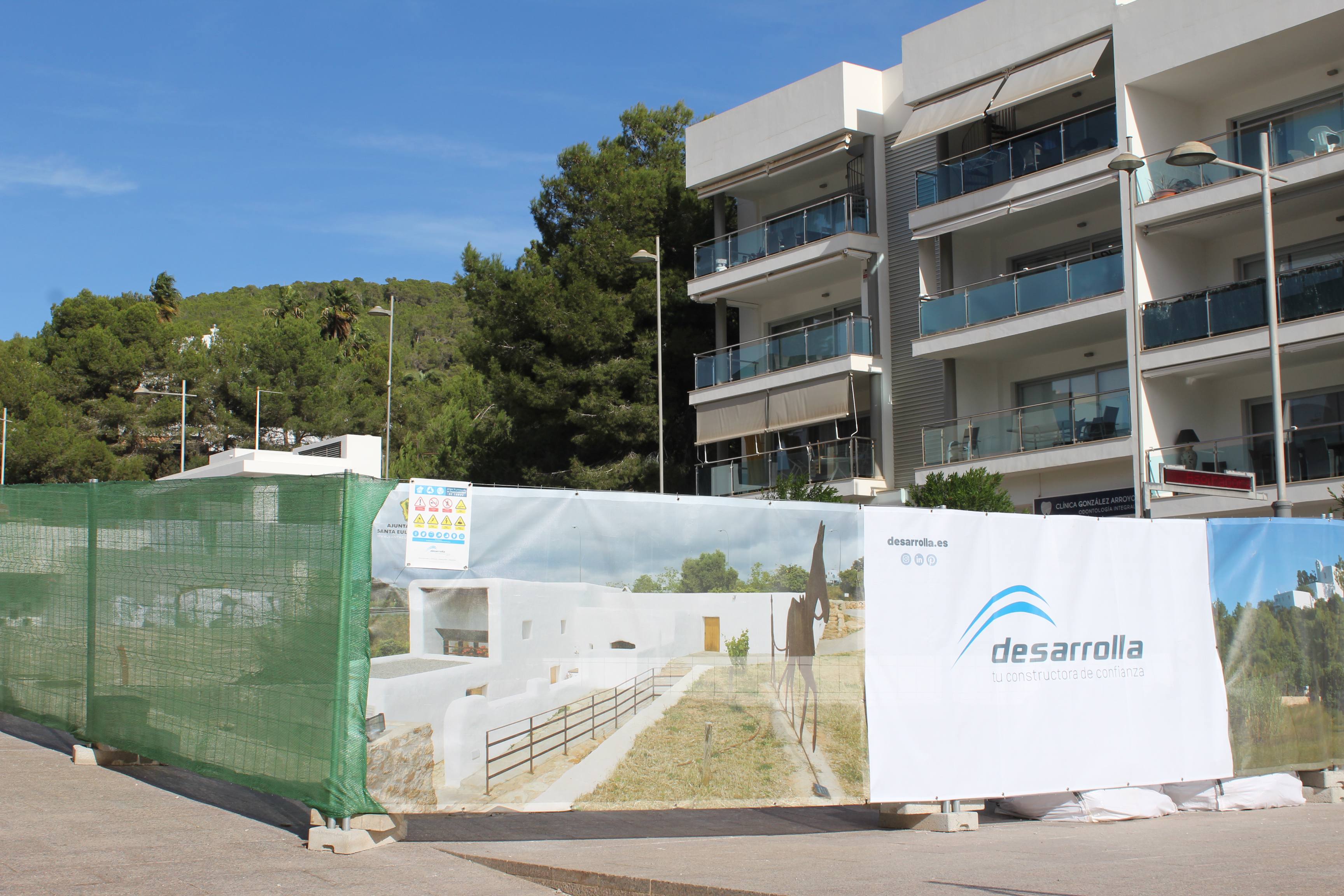 Obras de la nueva Escuela de Música de Santa Eulària.