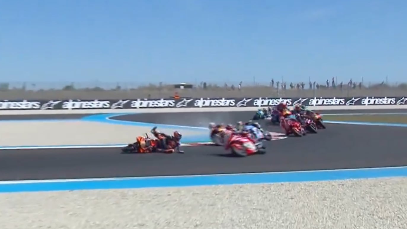 Accidente de Enea Bastianini