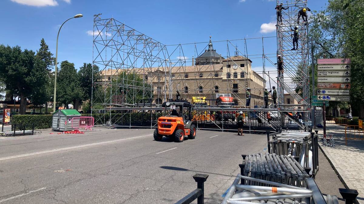 Adiós al emplazamiento de los grandes conciertos del Corpus en Toledo para este 2024