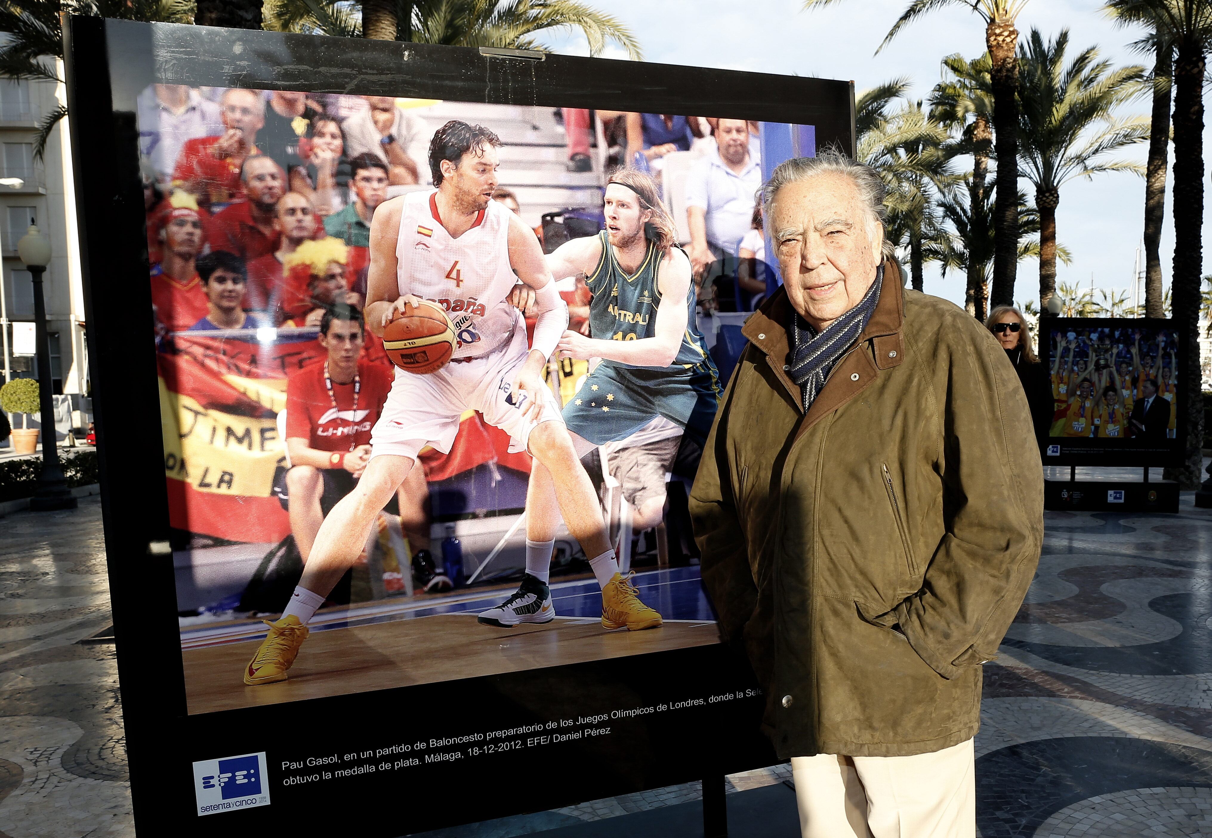 MADRID 07/07/2022.- Imagen de archivo del extrenador de baloncesto Pedro Ferrandiz, el técnico más laureado de la historia de nuestro país, que ha fallecido hoy a los 93 años de edad. EFE/Juan Carlos Cárdenas.
