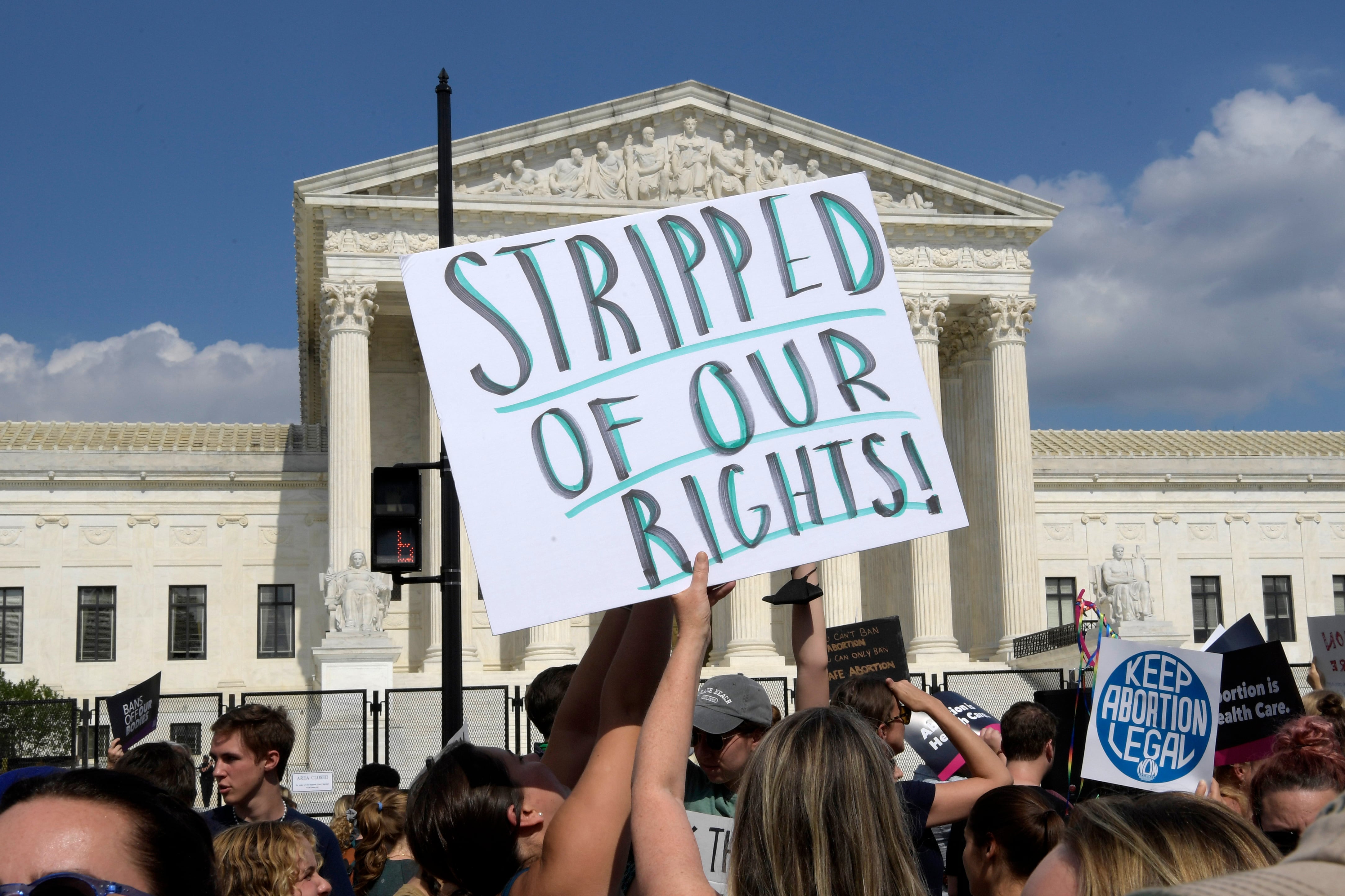 Manifestaciones a favor del aborto en EEUU