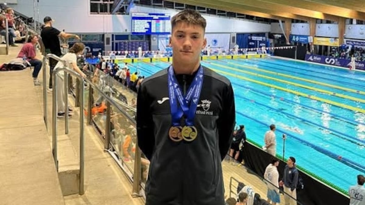 César Payá se proclama campeón de España junior y bate la mejor marca autonómica de 16 años en 50 libre