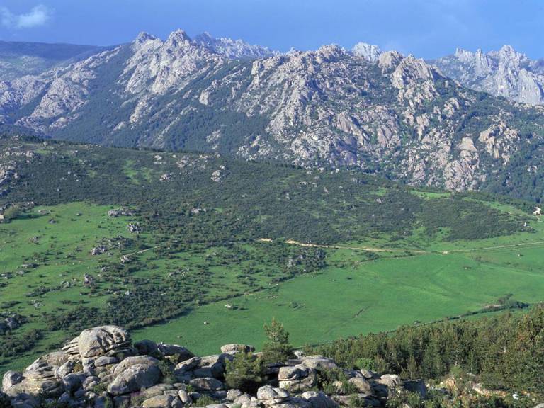 Vista aérea de La Pedriza