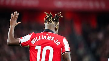 “Su prioridad es el Athletic por delante del Mundial”: el club descarta operar a Nico Williams pese a la pubalgia