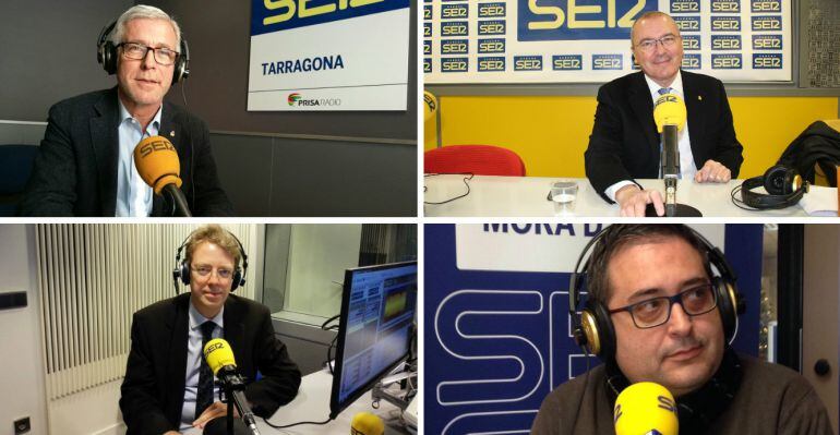 Els protagonistes de l&#039;especial informatiu, Josep Fèlix Ballesteros, Carles Pellicer, Ferran Bel i Joan Pinyol.