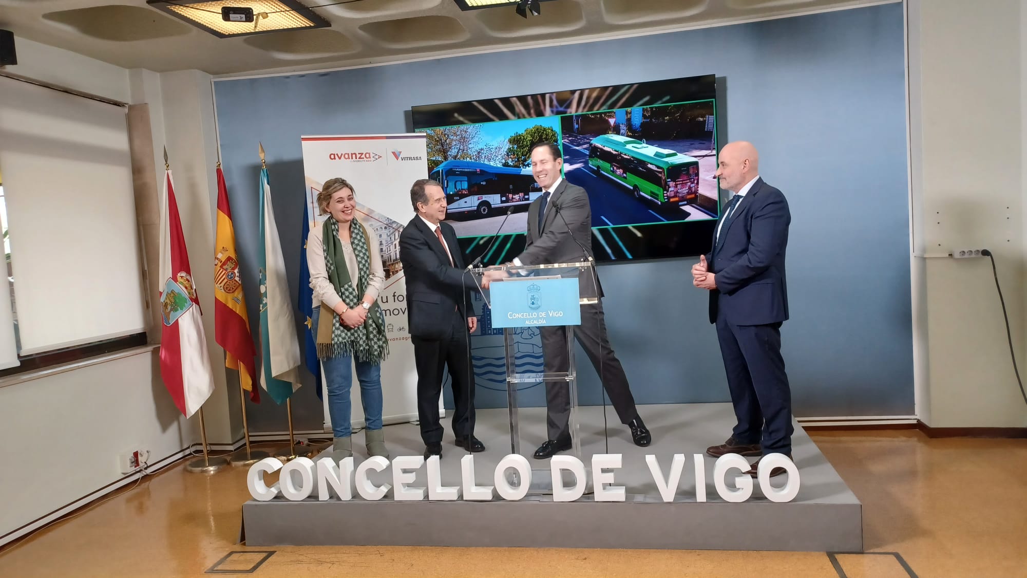 Presentación de la campaña en el Concello de Vigo