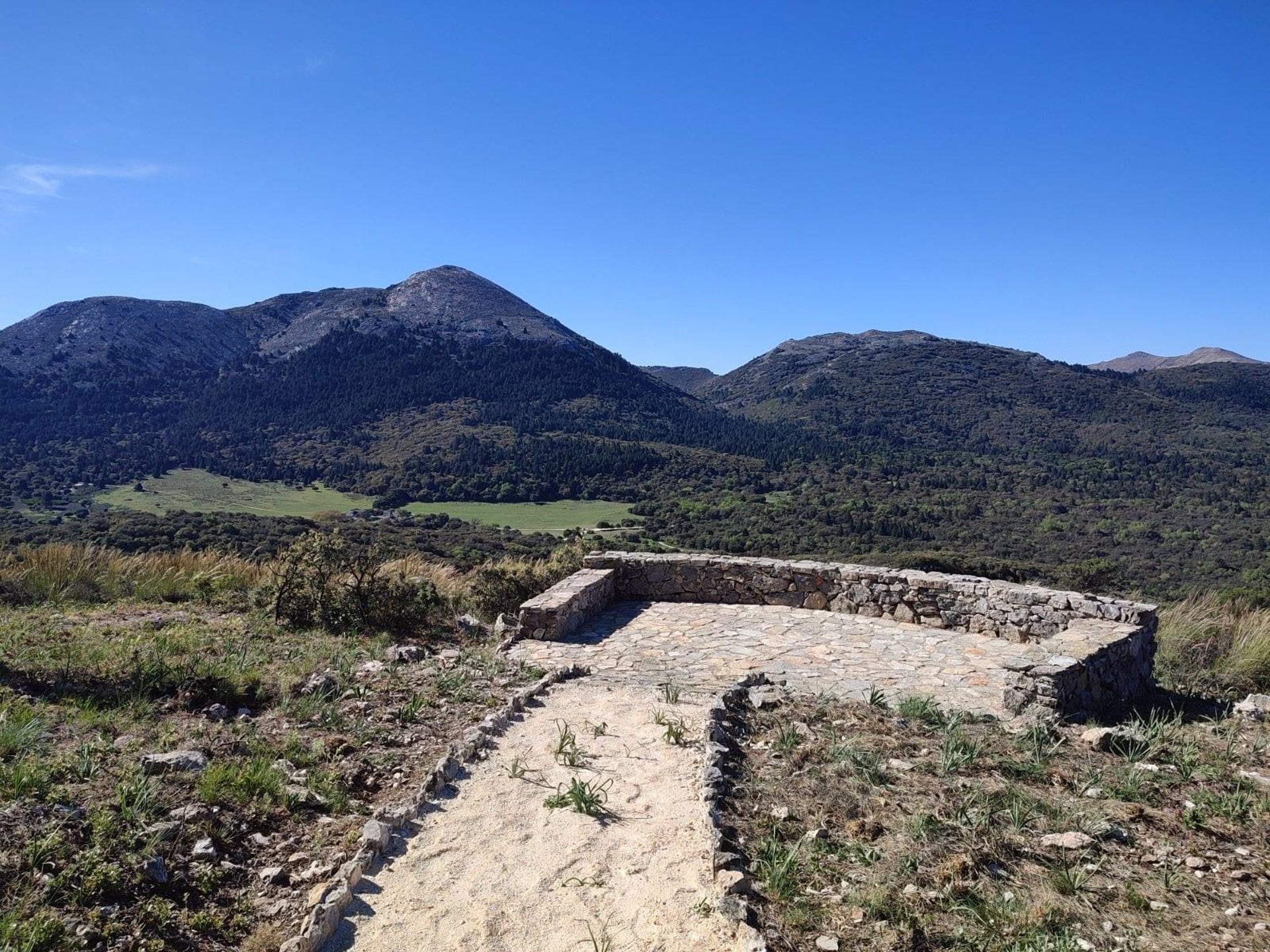 Mirador de la Nava en Parauta, en la Serranía de Ronda