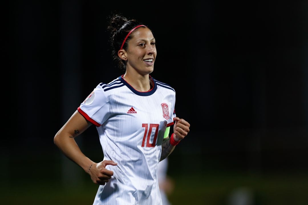 Jennifer Hermoso, jugadora del FC Barcelona y de la Selección Española de Fútbol Femenino. 