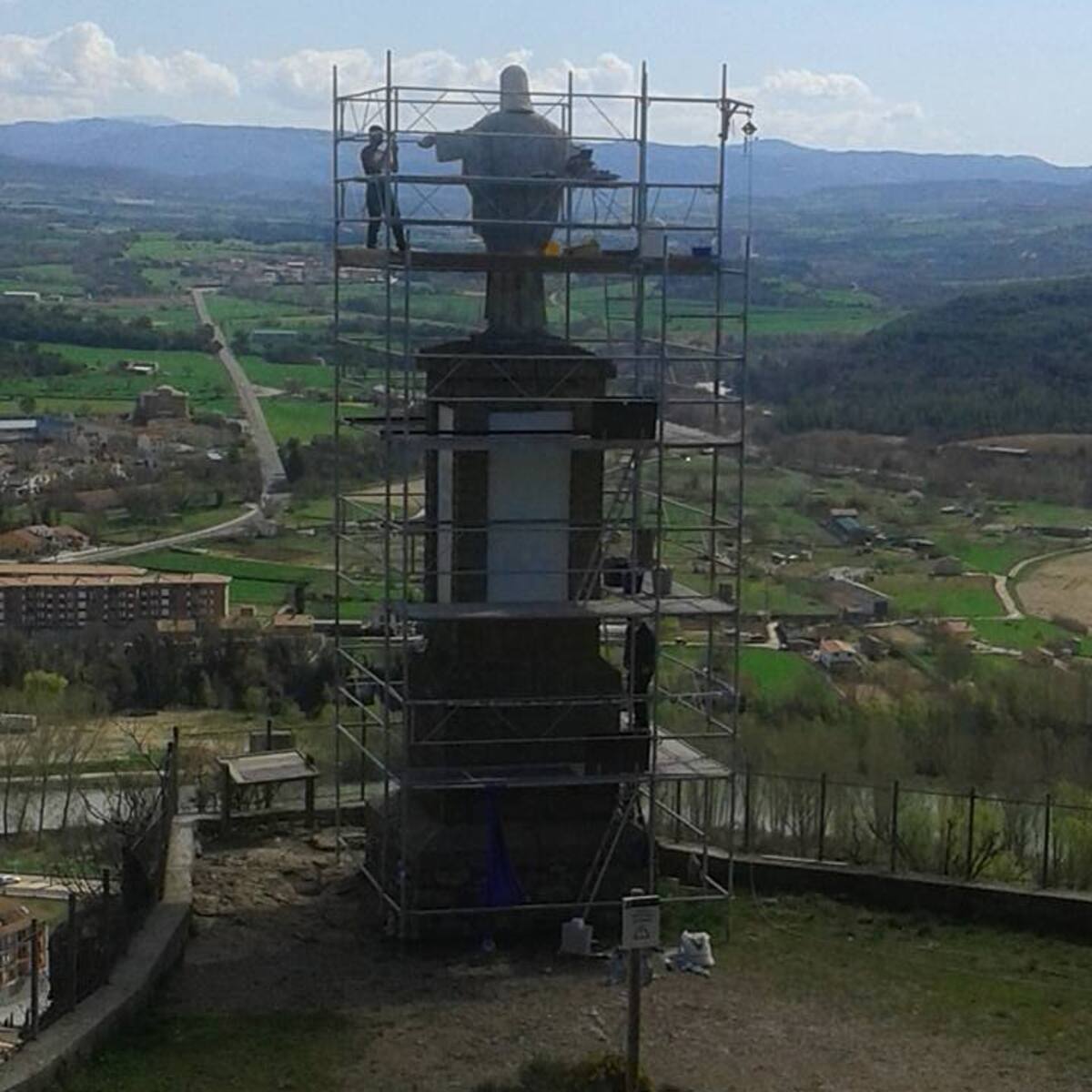 Inauguración de la restauración del Corazón de Jesús de Graus