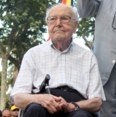 Barrera va encapçalar la manifestació pro independència del 9 de juliol.