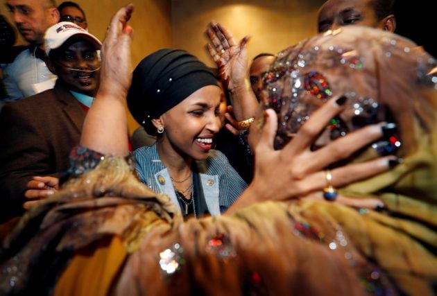 Ilhan Omar, nacida en Somalia en 1981, se convertirá en enero en la primera mujer musulmana en el Congreso estadounidense.