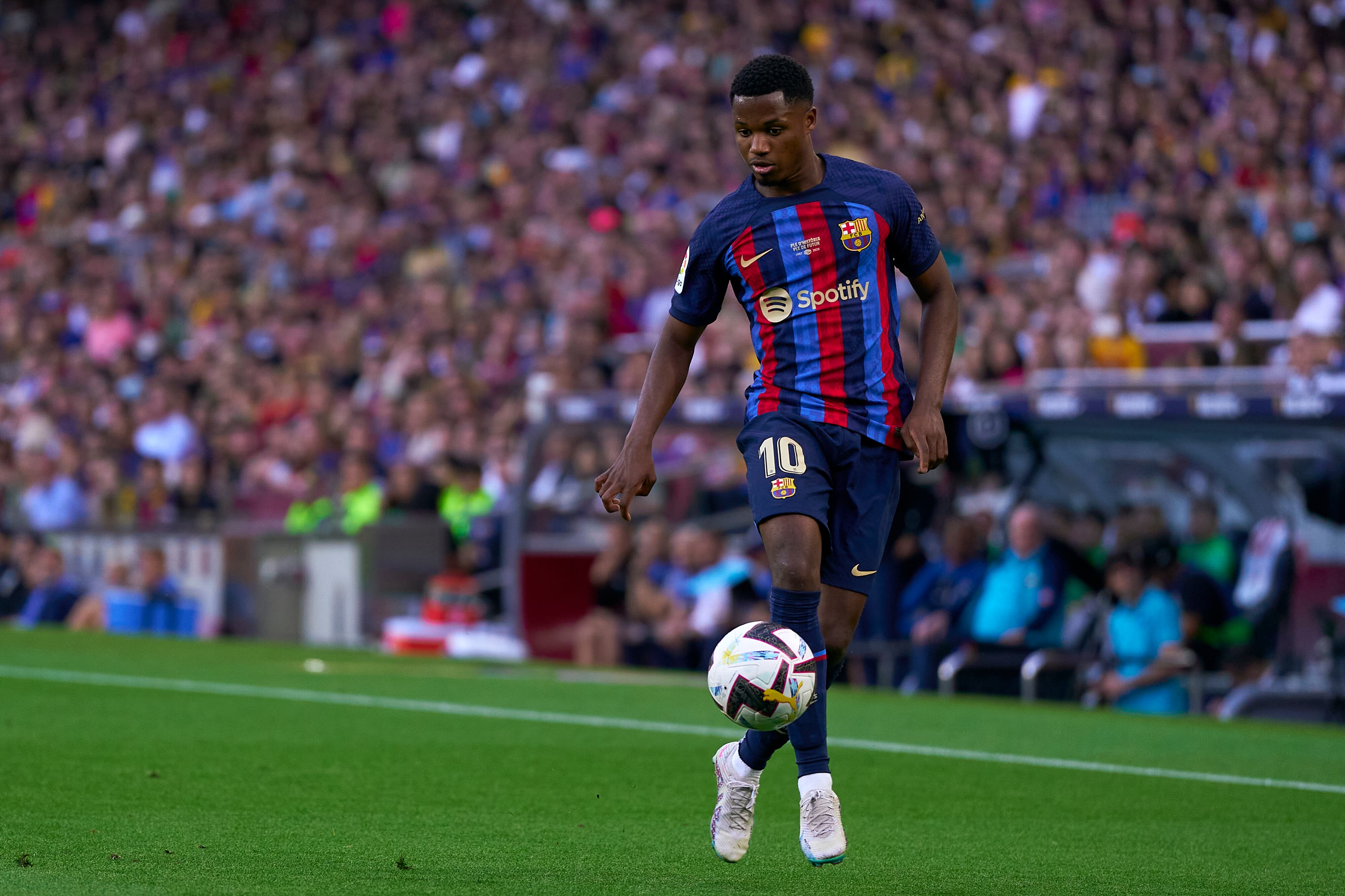 Ansu Fati en el FC Barcelona.