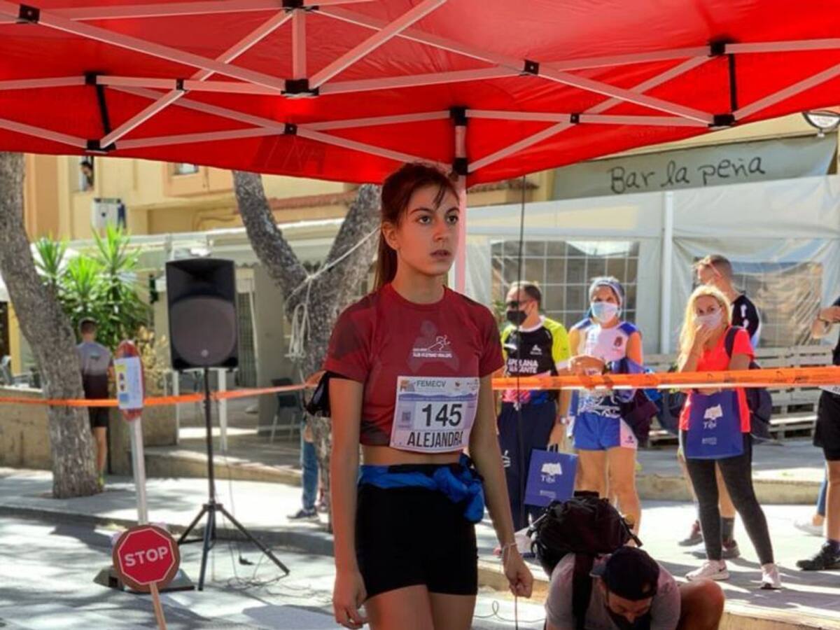 Alejandra González, campeona autonómica Sub-14 del Km vertical