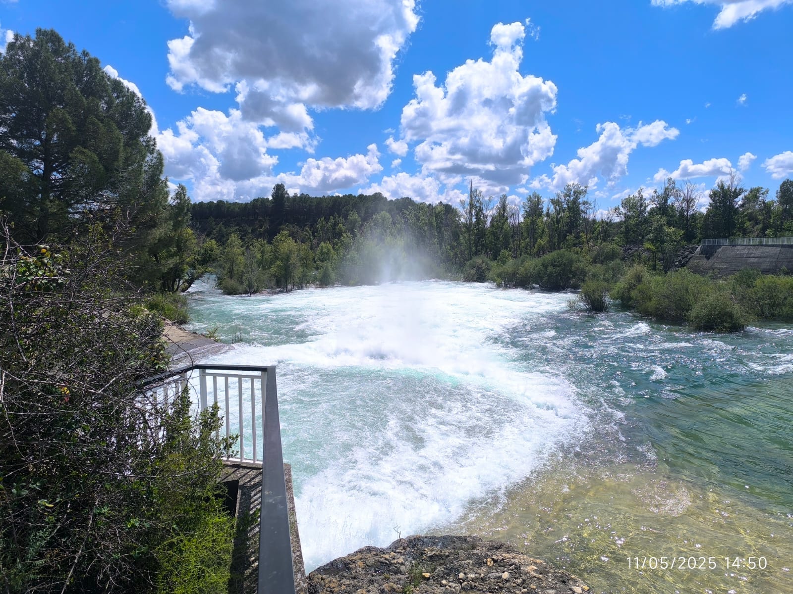 El Embalse de El Grado ha perdido 22 hm3 esta semana