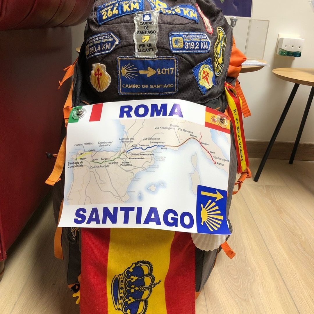 Imagen de la mochila de José Arredondo