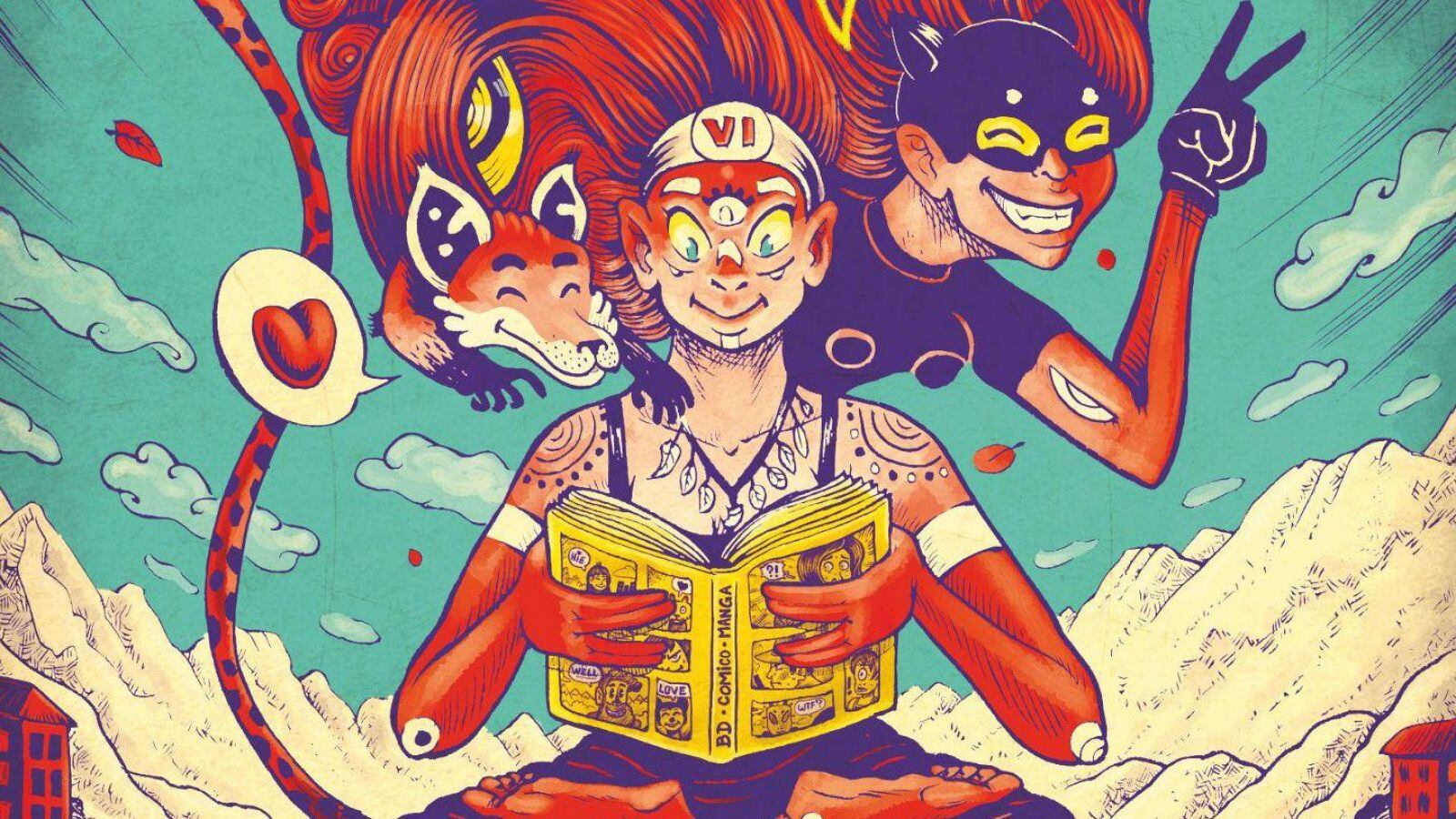 El autor del cartel es el artista francés Stéphane Bouillet, uno de los autores más reconocidos en el sur de Francia.