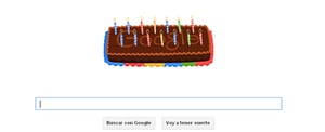 El buscador celebra su 14º cumpleaños con un doodle en el que se regala una tarta con 14 velas