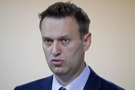 líder de la oposición ruso Alexei Navalny asiste a su juicio en Moscú (Rusia) el 30 de mayo de 2017.