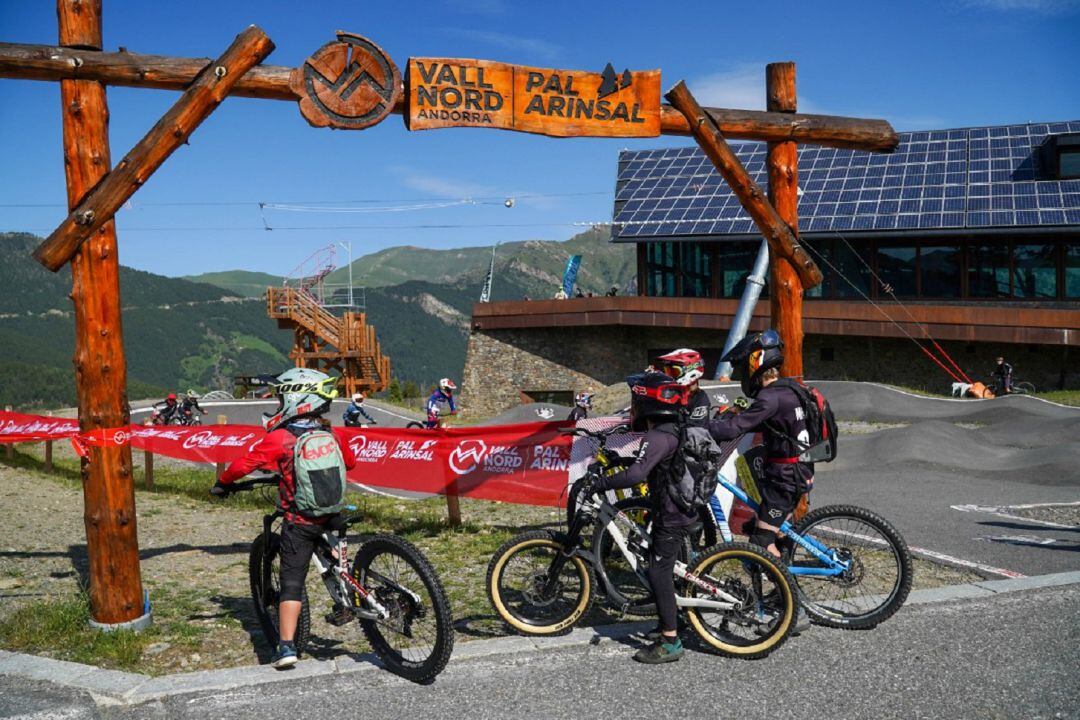 Imatge del bikepark de Pal. 