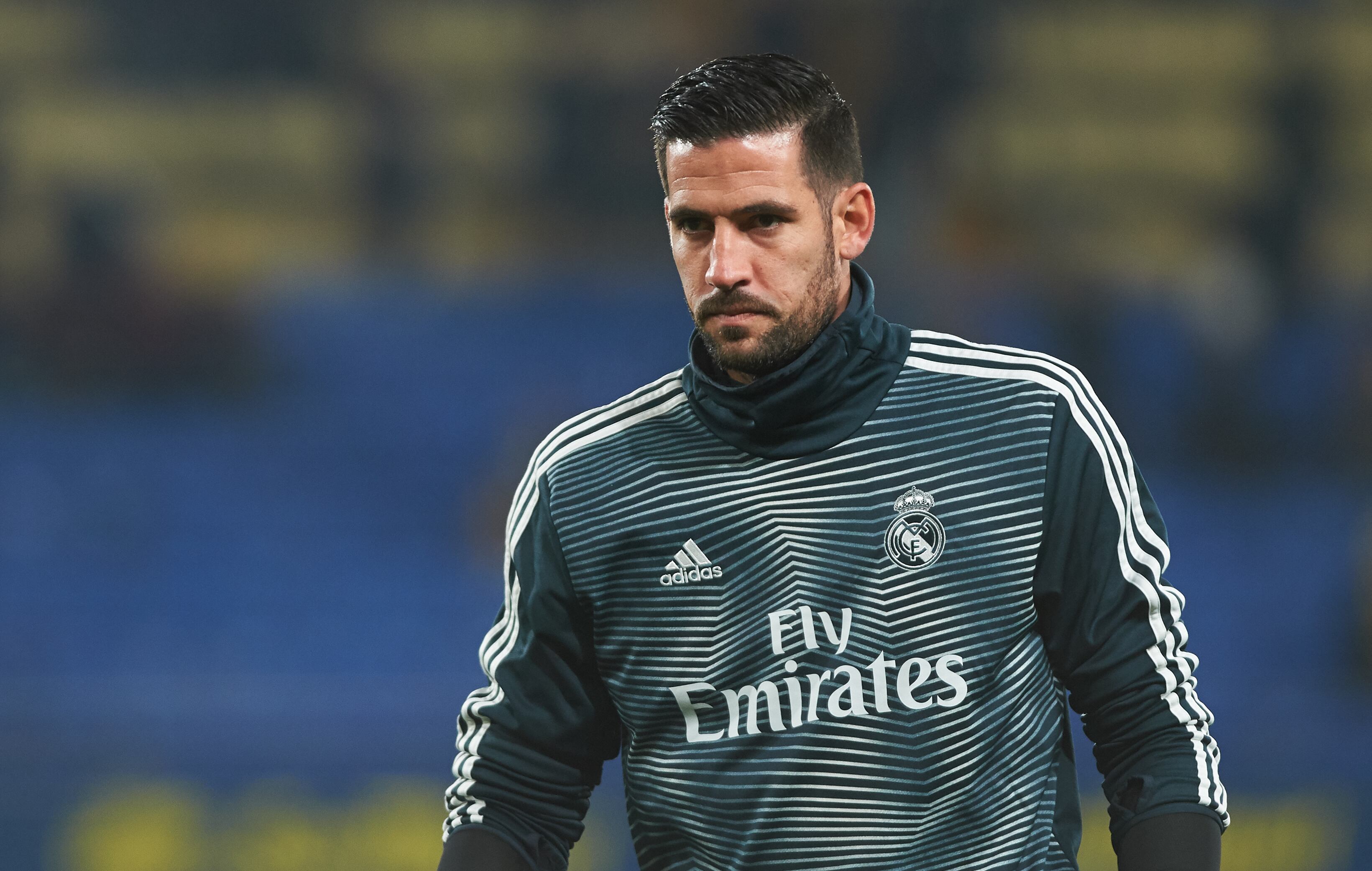 Kiko Casilla en un partido con el Real Madrid