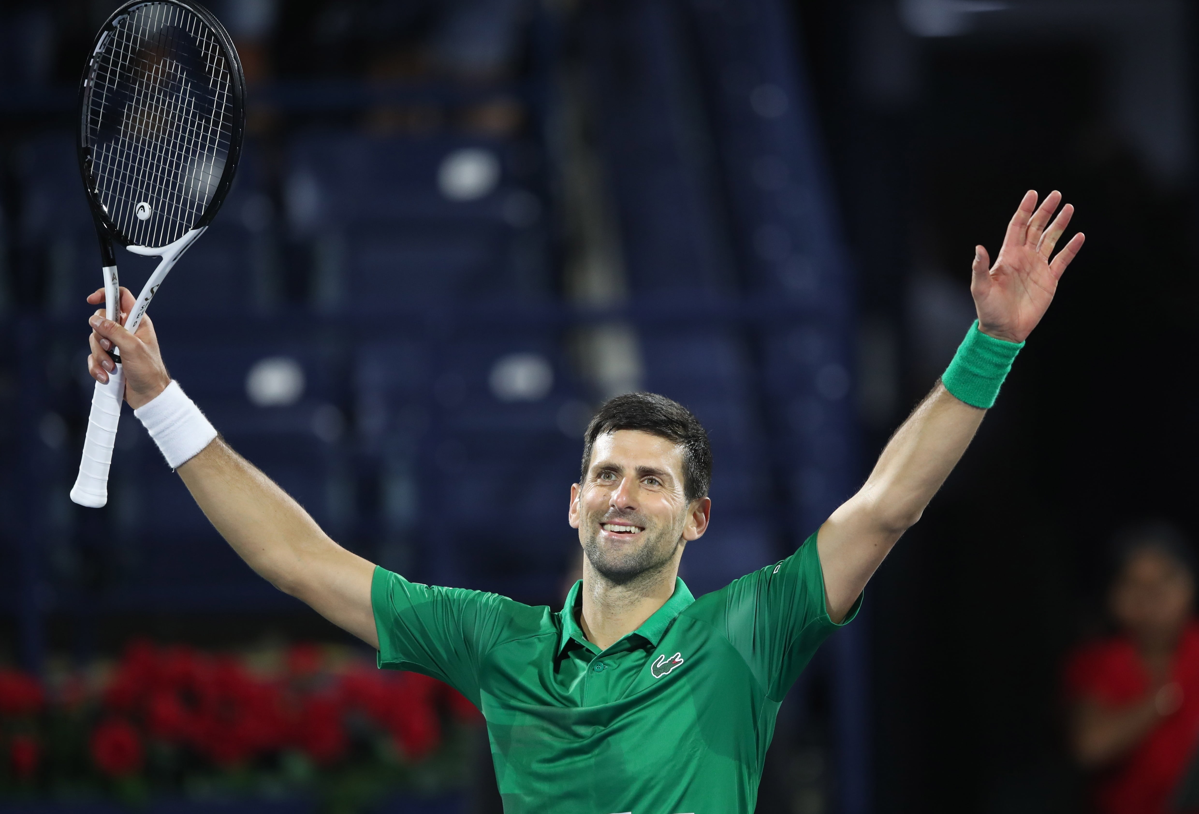 Djokovic tras vencer a Musetti