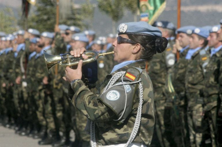 Mujer en el Ejército en una imagen de archivo