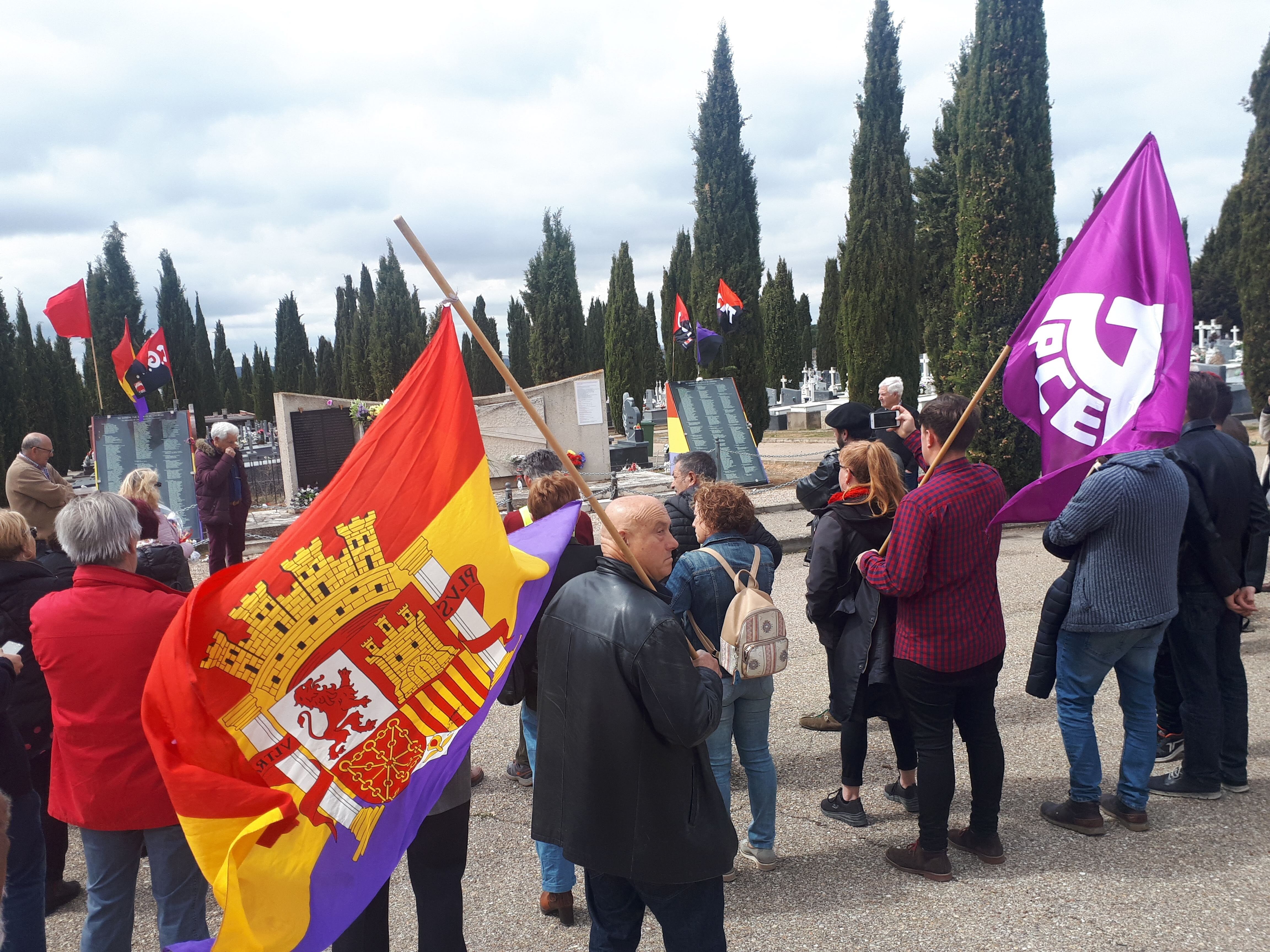 Imagen de archivo de 2019 del homenaje a los represaliados republicanos en Aranda