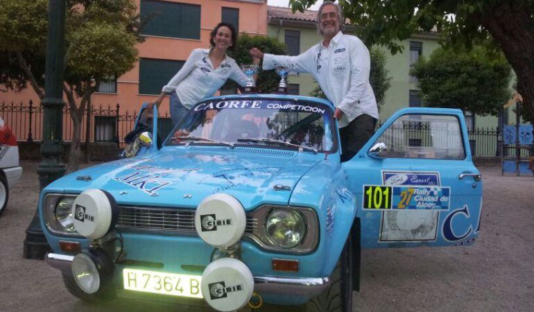 Castor Ortega en el último Rally de Alcoy