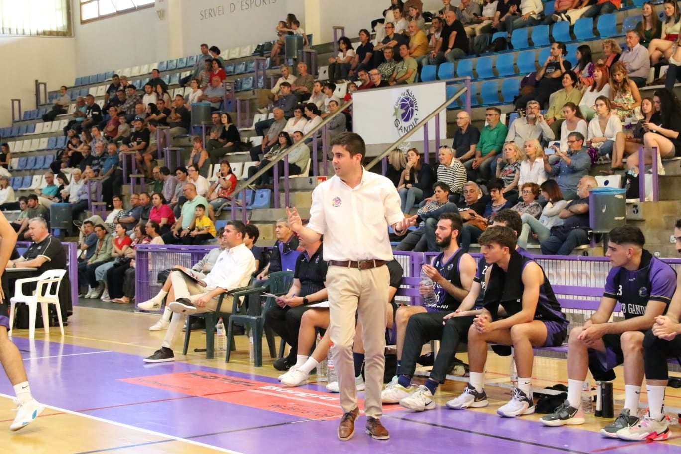 Alejandro Mesa durante un partido en Gandia