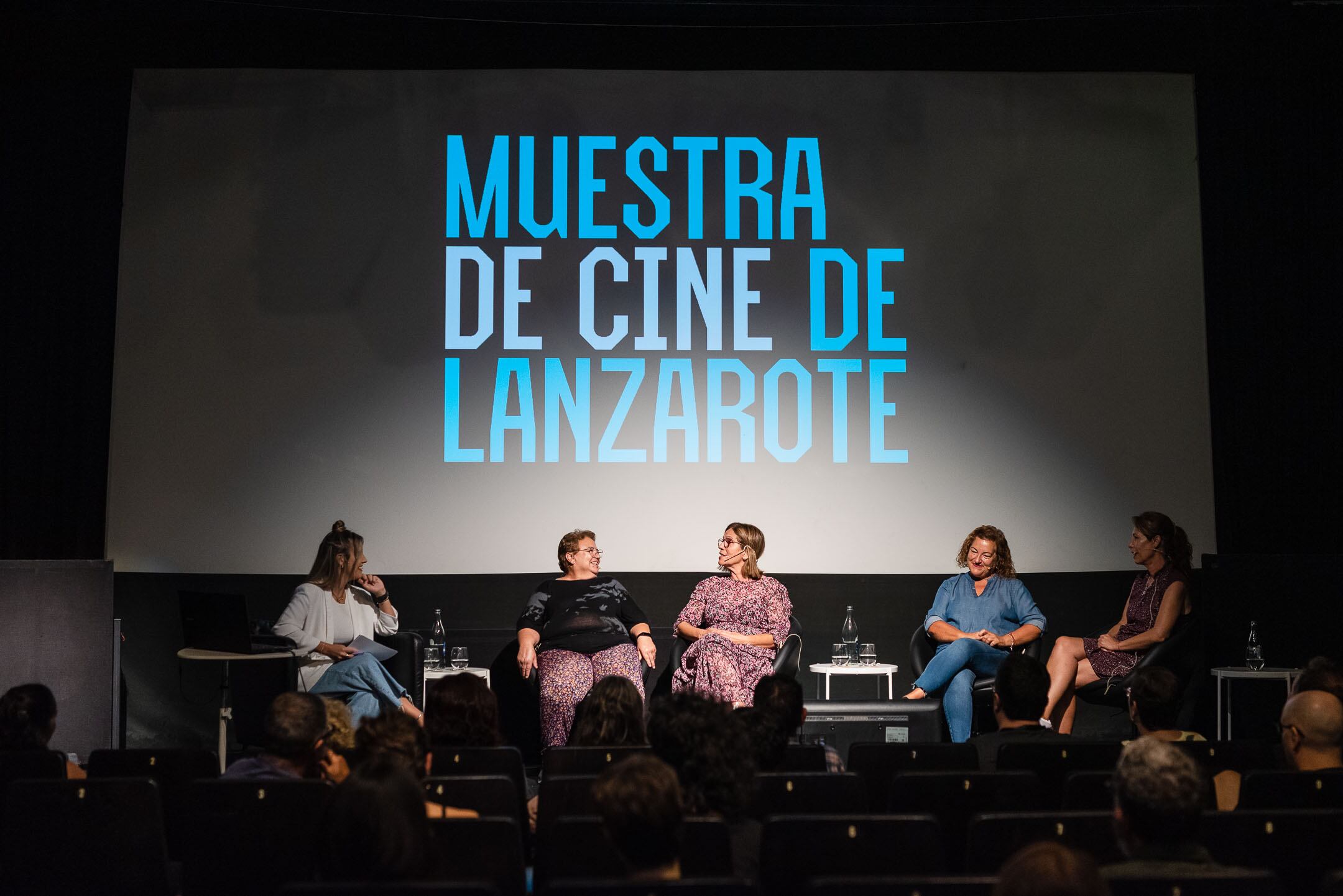 Uno de los encuentros de la muestra de cine de Lanzarote.