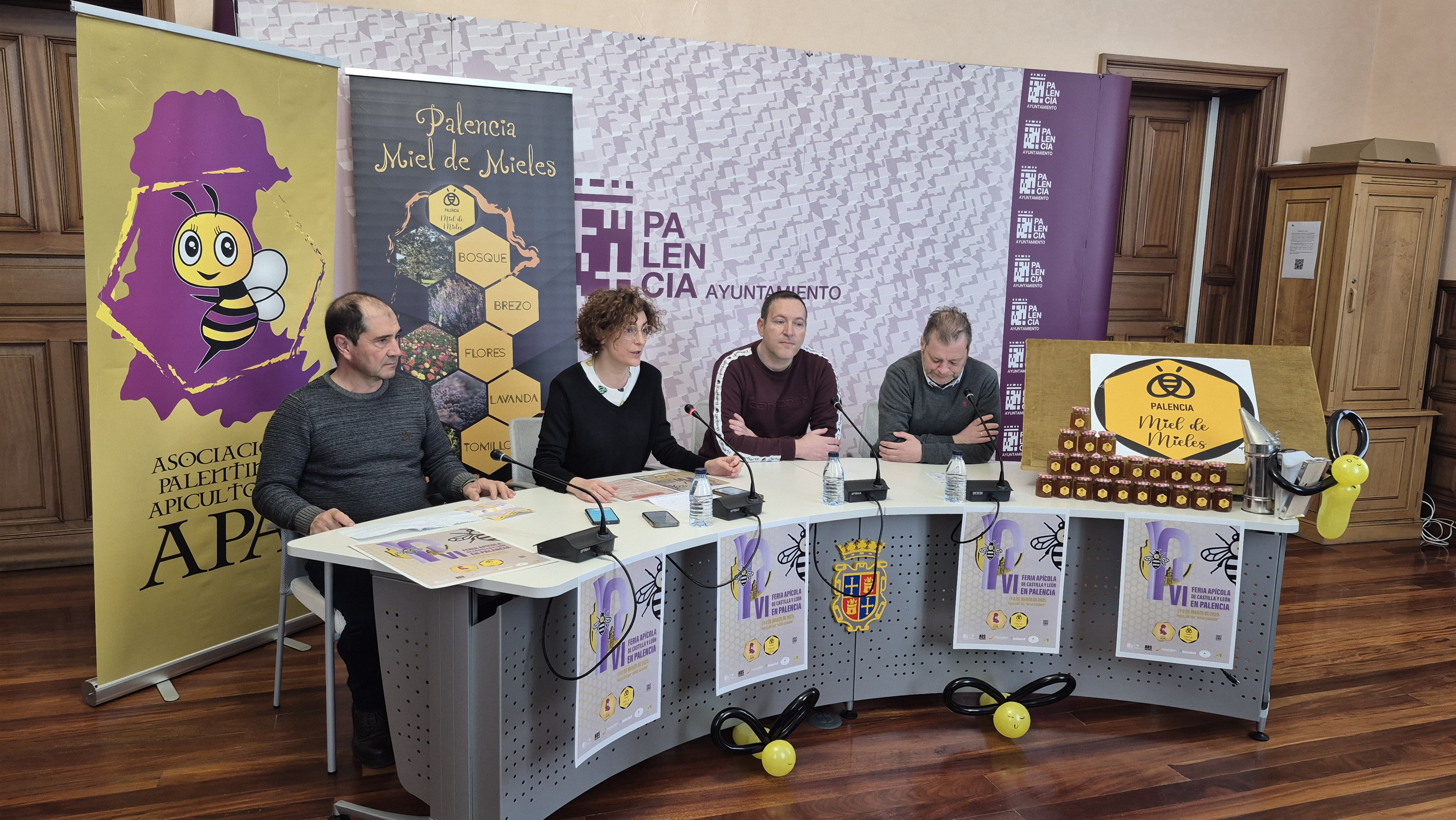 Presentación de la VI Feria Apícola de Castilla y León en Palencia