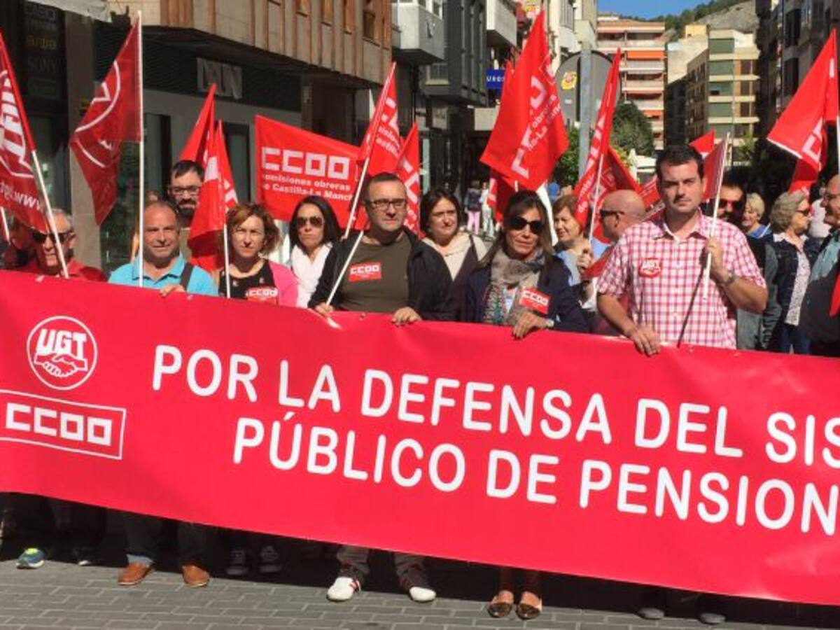 Sindicatos reclaman en Cuenca la revalorización de las pensiones