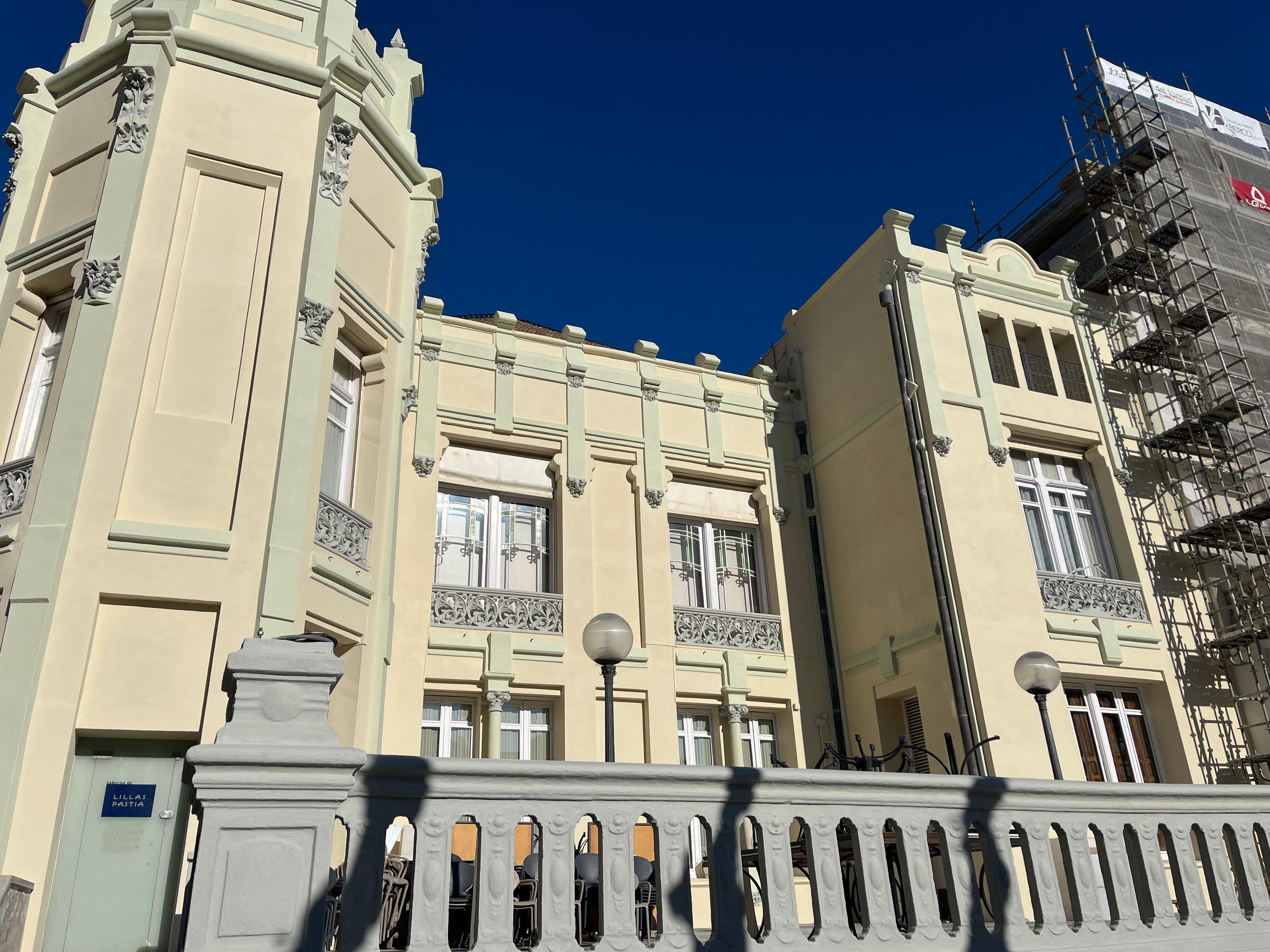 Obras en el Casino de Huesca