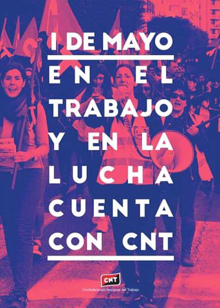 Cartel de la convocatoria del sindicato anarquista