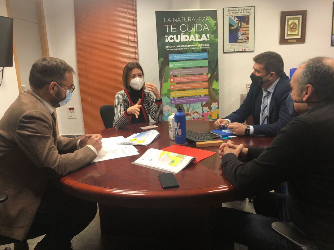 Imagen de la reunión mantenida esta mañana