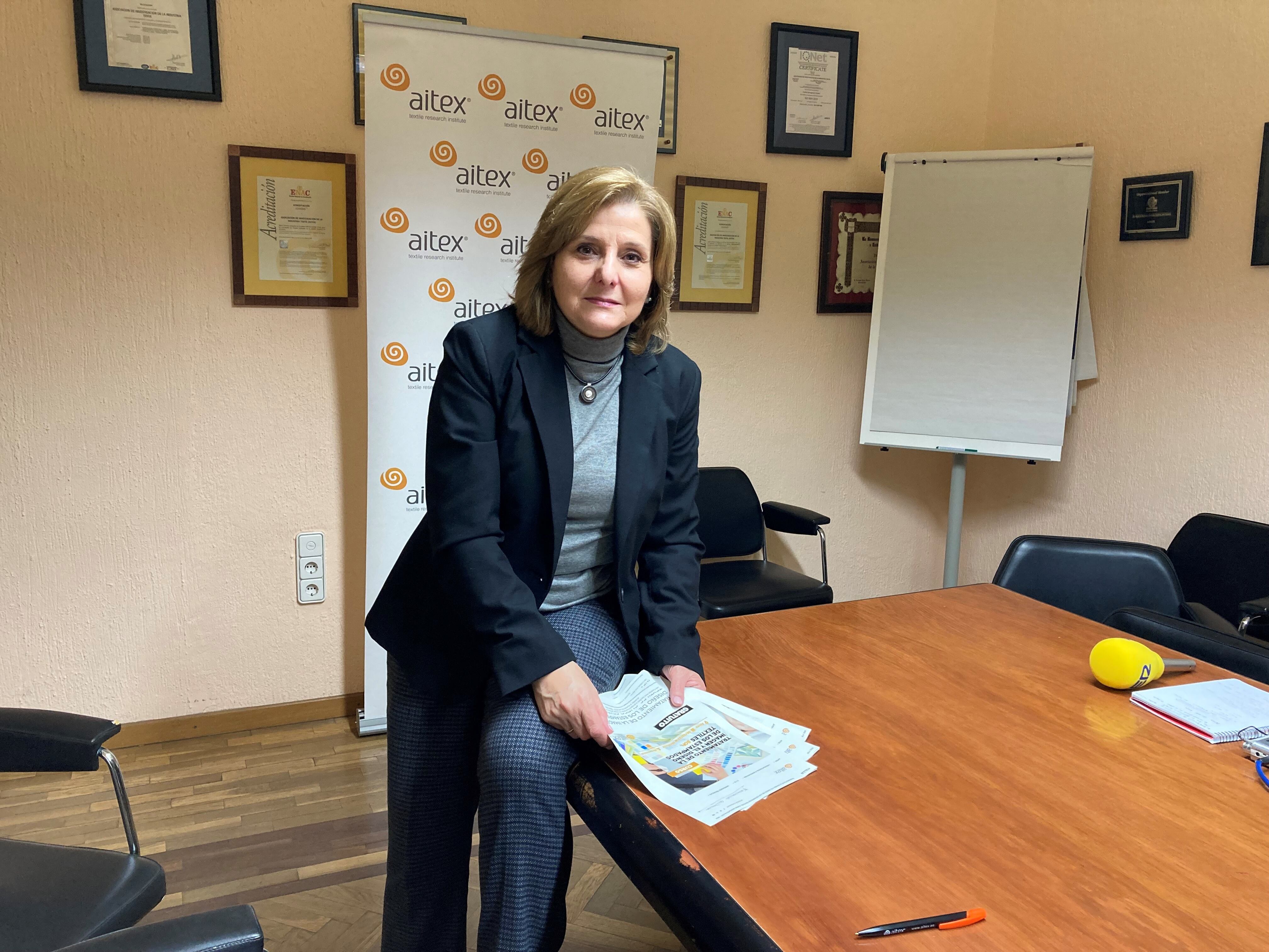 María José Doménech, técnico de Formación de Aitex