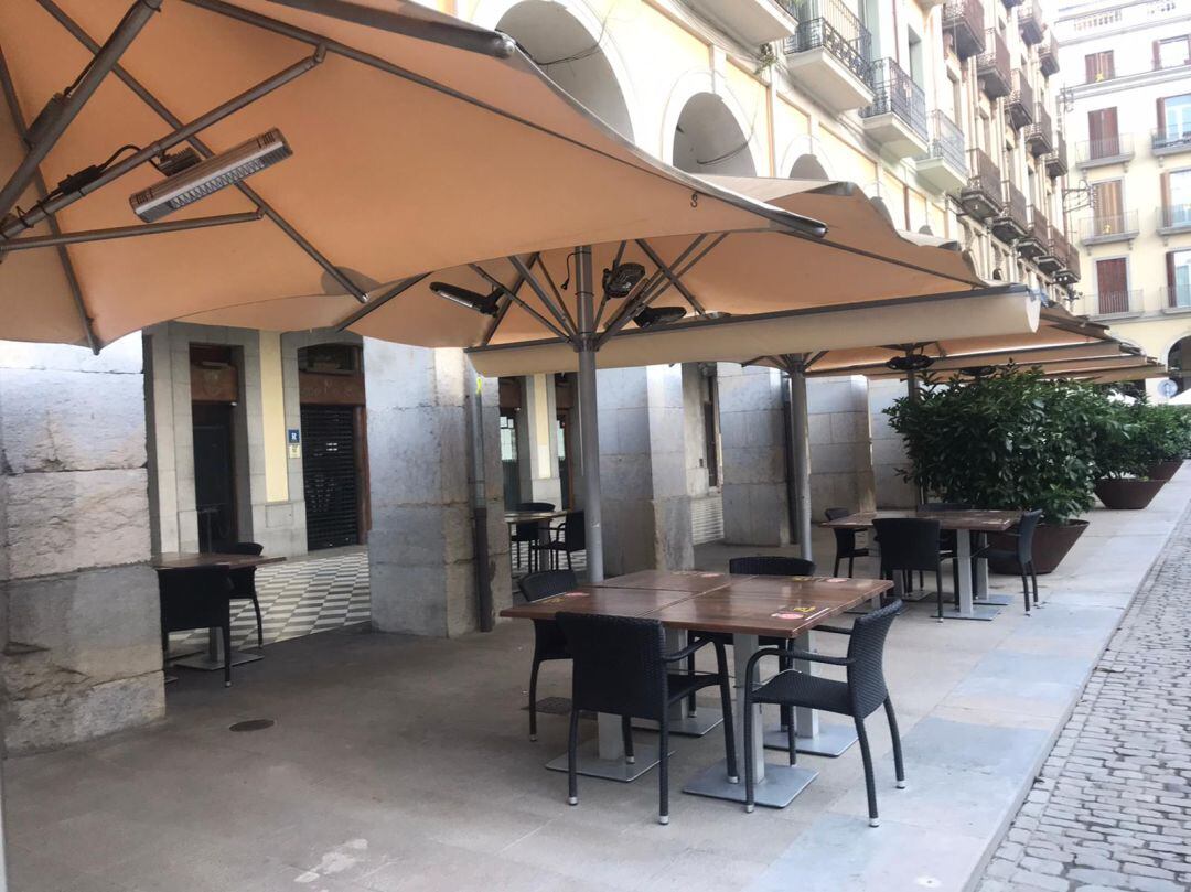 Terrasses a Plaça Independència