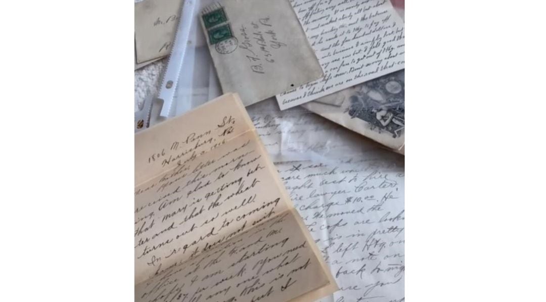 Fotografía de las cartas.