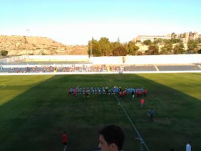 Imagen del partido disputado en la ciudad deportiva Antonio Solana