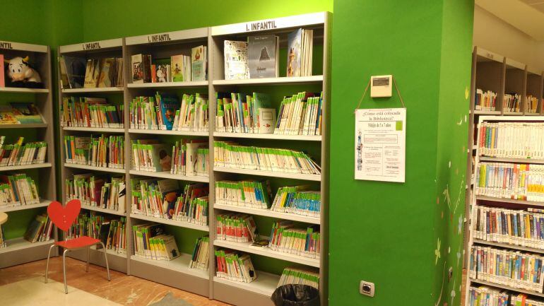 Sección infantil de la Biblioteca de Peñafiel