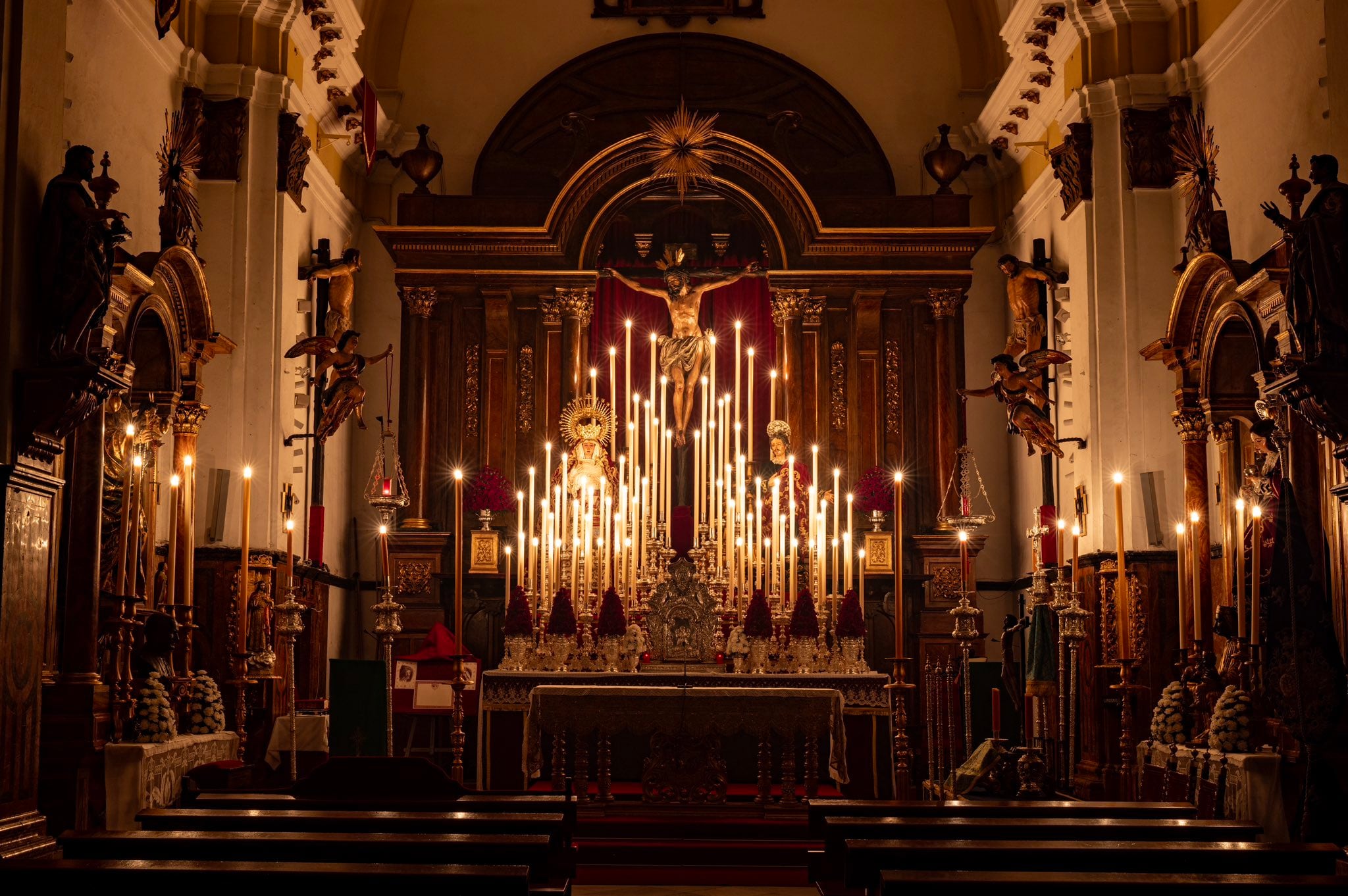Imagen de archivo del altar de cultos de Montserrat