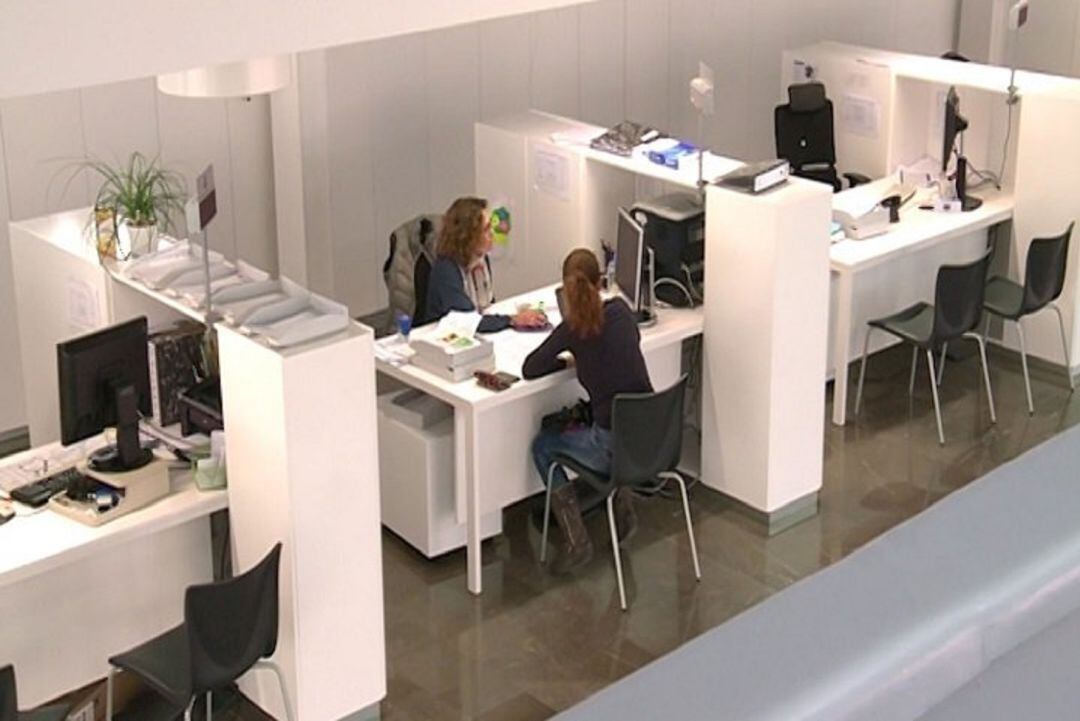 Oficina de empleo en Salamanca.