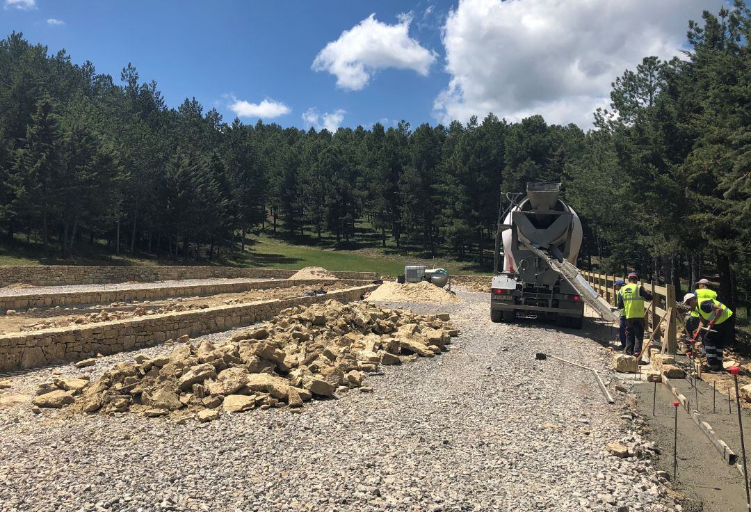 Obras en Las Tuerces (Palencia)