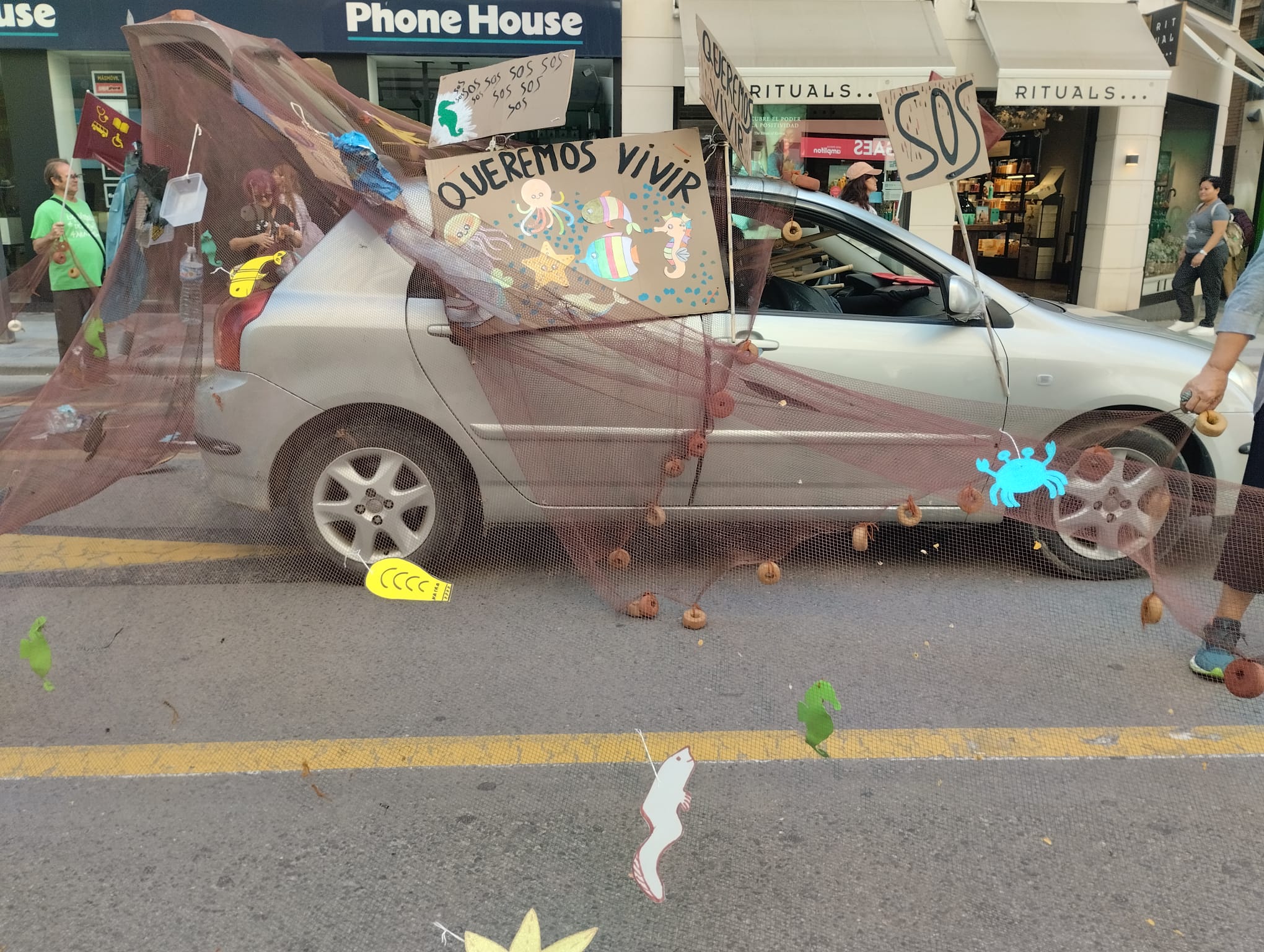 Manifestación en Murcia convocada por la Plataforma Unitaria de Colectivos