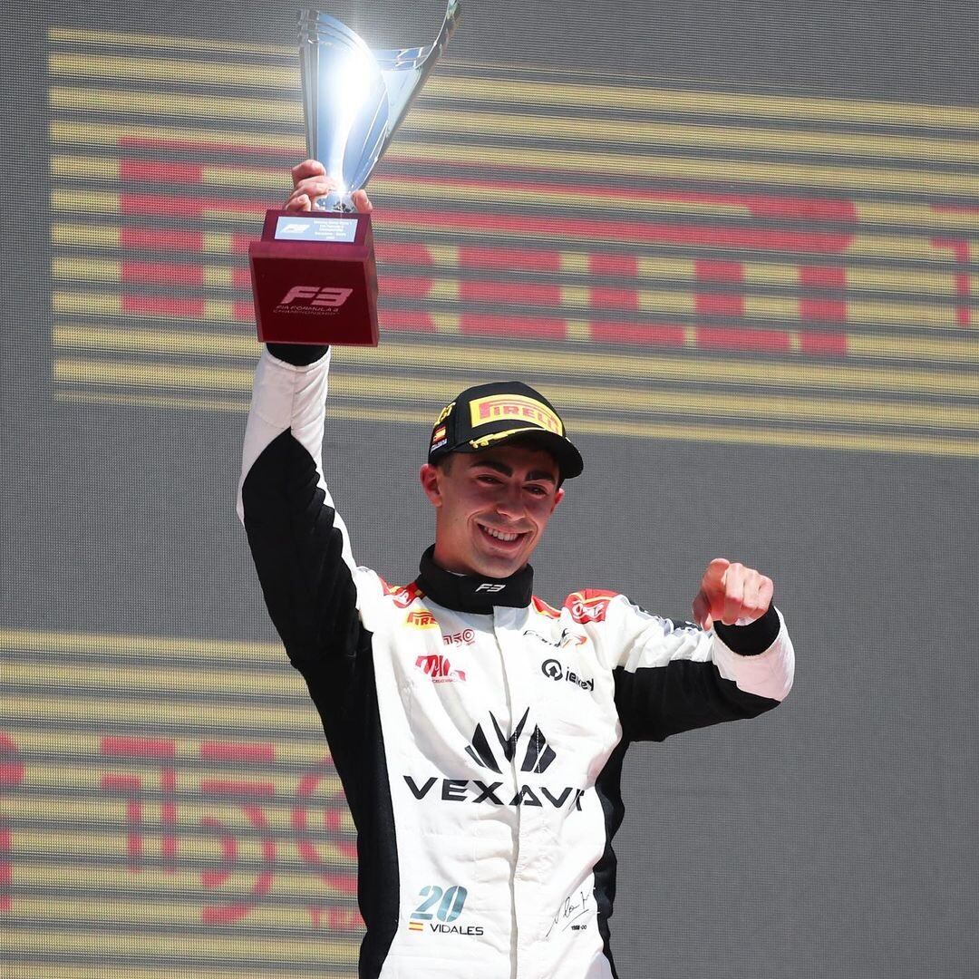 David Vidales celebra su primer triunfo en la F3