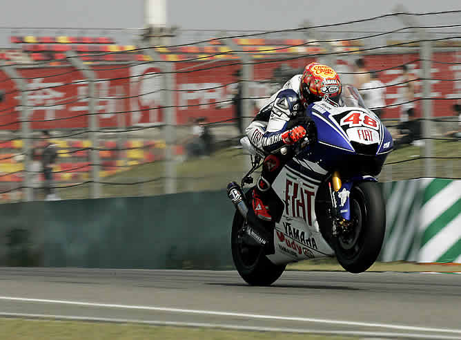 Jorge Lorenzo, durante la jornada de clasificación