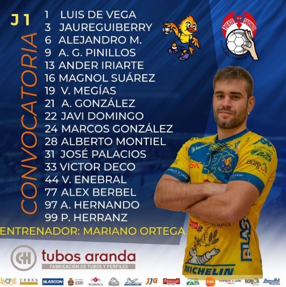 La convocatoria de Mariano Ortega ante Puerto Sagunto