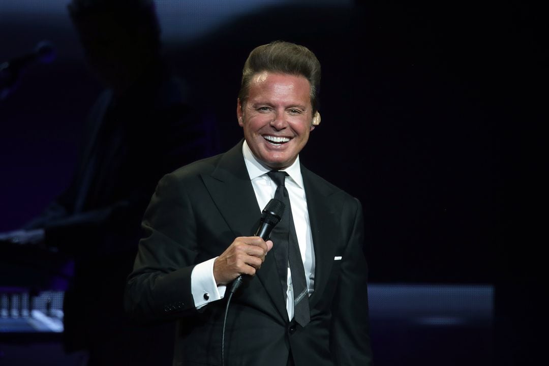 El cantante Luis Miguel, en concierto.